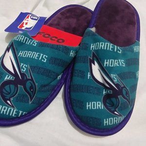 Youth FOCO Hornets Scuff Wordmark Slide Slippers